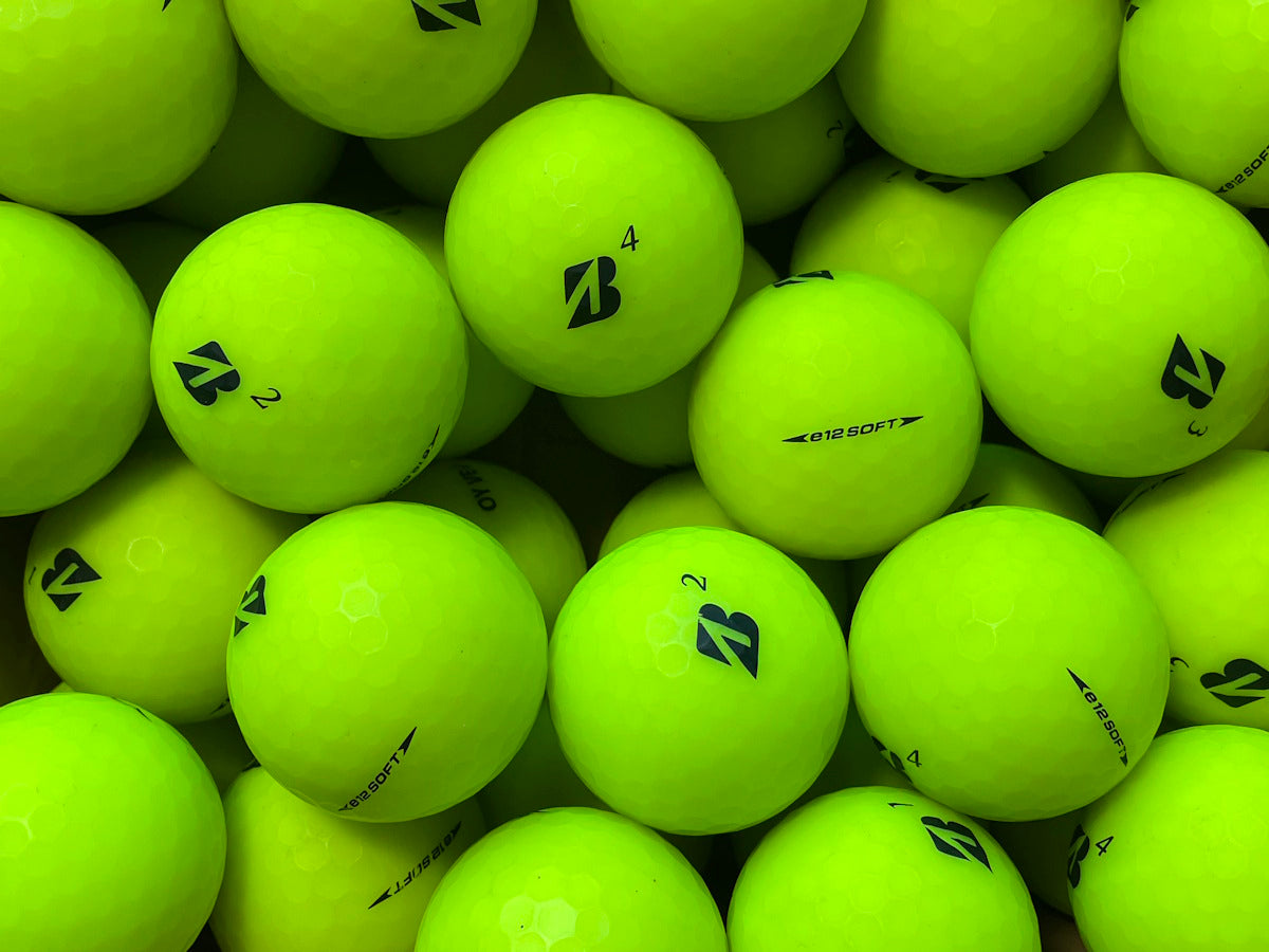 Bridgestone e12 Soft Matt Grün Lakeballs - gebrauchte e12 Soft Matt Grün Golfbälle AAAA-Qualität