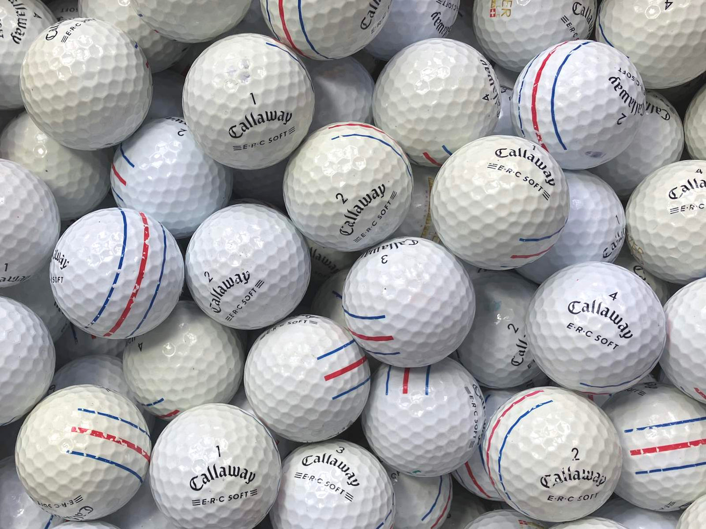 Callaway ERC Soft Lakeballs - gebrauchte ERC Soft Golfbälle AA/AAA-Qualität