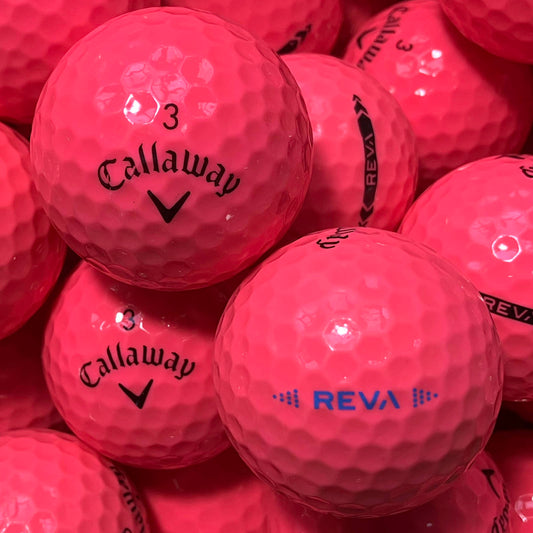 Callaway REVA Pink Lakeballs - gebrauchte REVA Pink Golfbälle Galerie