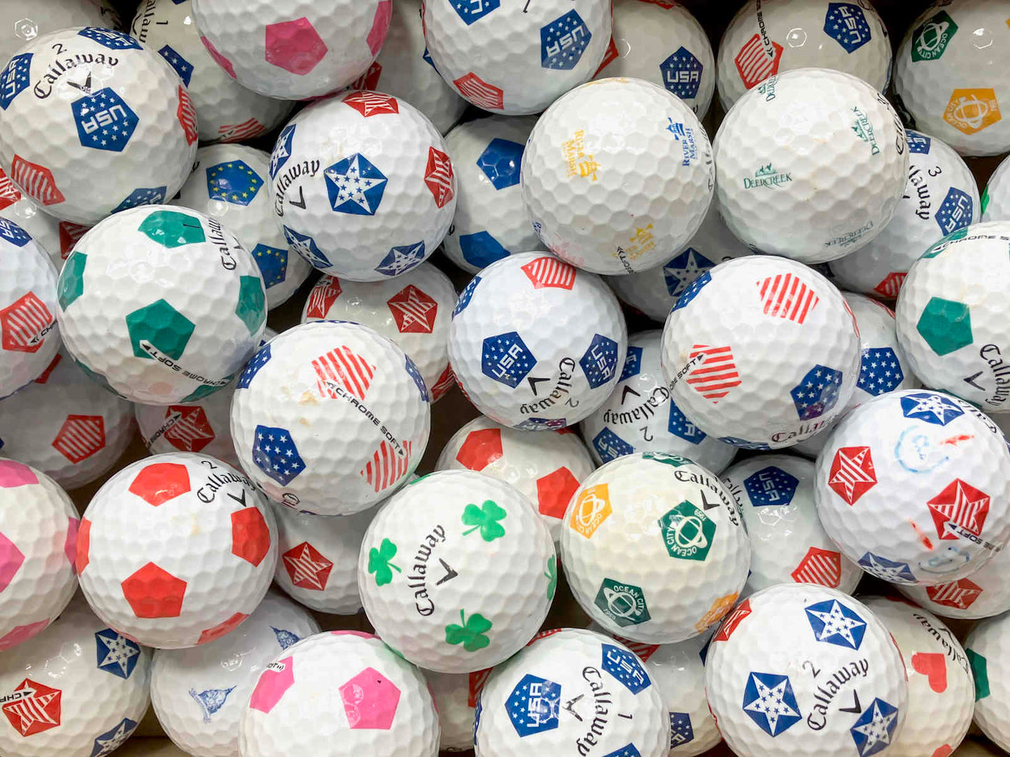 Callaway-Truvis-diverse-AA-AAA-Lakeballs-Golfbaelle