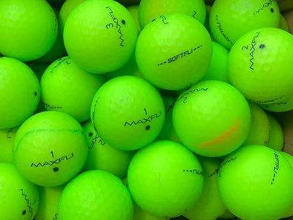 Maxfli SoftFli Matt Grün Lakeballs - gebrauchte SoftFli Matt Grün Golfbälle AA/AAA-Qualität