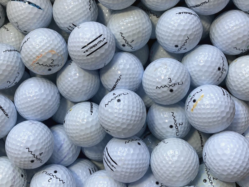 Maxfli StraightFli Lakeballs - gebrauchte StraightFli Golfbälle AA/AAA-Qualität