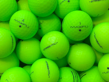 Maxfli StraightFli Matt Grün Lakeballs - gebrauchte StraightFli Matt Grün Golfbälle AAAA-Qualität