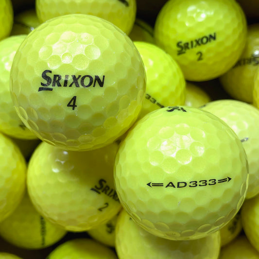 Srixon AD333 Gelb Lakeballs - gebrauchte AD333 Gelb Golfbälle Galerie