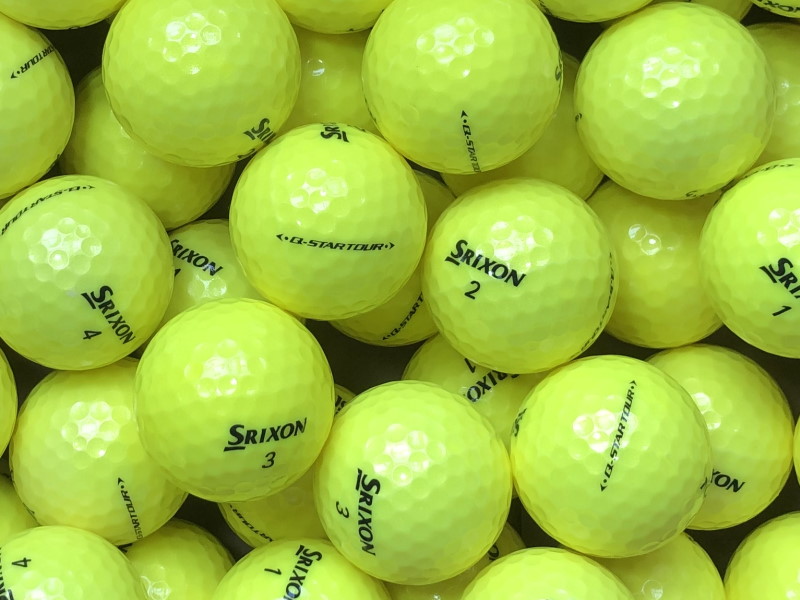 Srixon Q-Star Tour Gelb Lakeballs - gebrauchte Q-Star Tour Gelb Golfbälle AAAA-Qualität