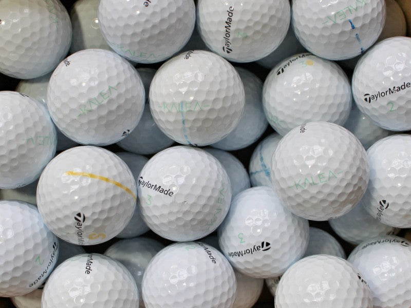 TaylorMade Kalea Lakeballs - gebrauchte Kalea Golfbälle AA/AAA-Qualität