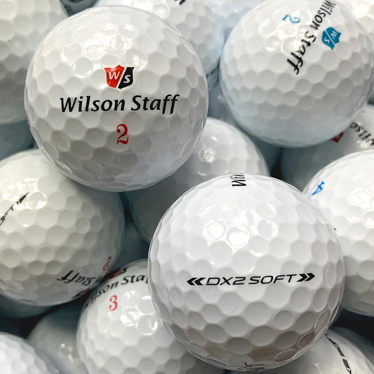Wilson Staff Dx2 (Soft) Lakeballs - gebrauchte Staff Dx2 (Soft) Golfbälle Galerie