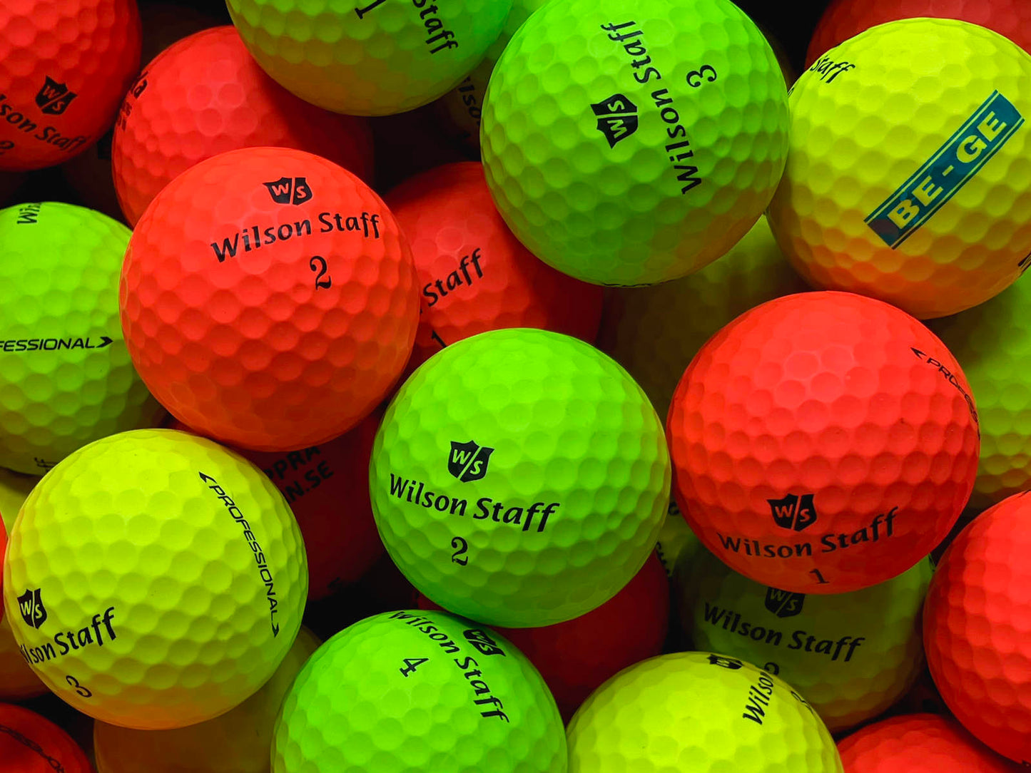 Wilson Staff DUO Professional Matt Bunt Lakeballs - gebrauchte Staff DUO Professional Matt Bunt Golfbälle AAAA-Qualität