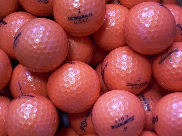 Bridgestone e6 Orange Lakeballs - gebrauchte e6 Orange Golfbälle AA/AAA-Qualität