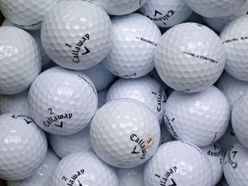 Callaway HEX Control Lakeballs - gebrauchte HEX Control Golfbälle AA/AAA-Qualität