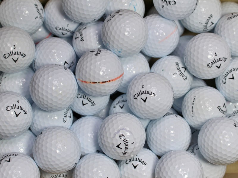 Callaway HEX Soft Lakeballs - gebrauchte HEX Soft Golfbälle AA/AAA-Qualität
