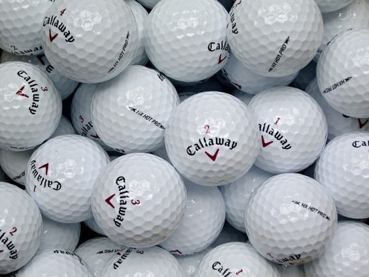 Callaway HX Hot Pro Lakeballs - gebrauchte HX Hot Pro Golfbälle AAAA-Qualität