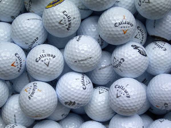 Callaway Warbird Lakeballs - gebrauchte Warbird Golfbälle AAAA-Qualität