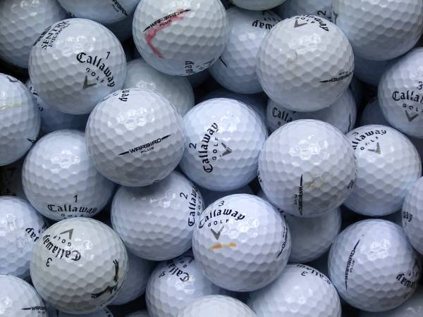 Callaway Warbird Plus Lakeballs - gebrauchte Warbird Plus Golfbälle AA/AAA-Qualität