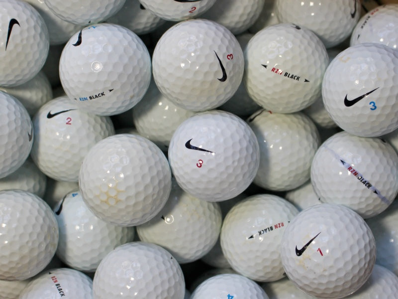 Nike RZN Black Lakeballs - gebrauchte RZN Black Golfbälle AA/AAA-Qualität