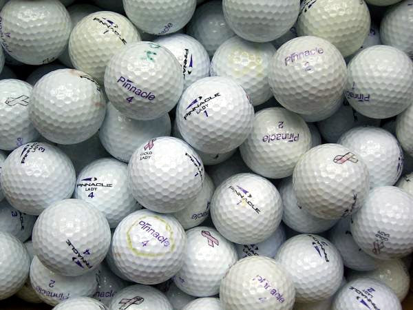Pinnacle Lady/Ribbon Lakeballs - gebrauchte Lady/Ribbon Golfbälle AA/AAA-Qualität