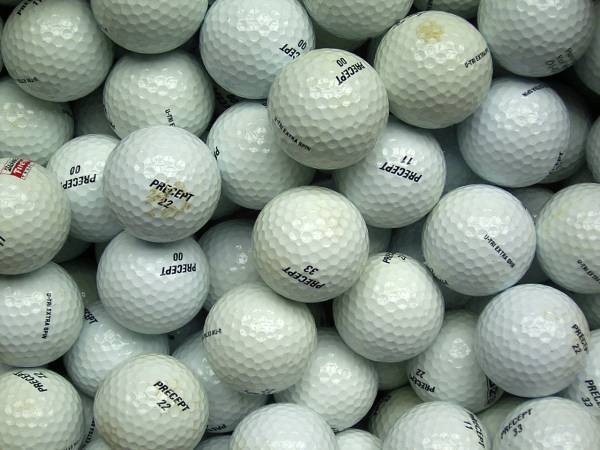 Precept U-TRI Extra Spin Lakeballs - gebrauchte U-TRI Extra Spin Golfbälle AA/AAA-Qualität