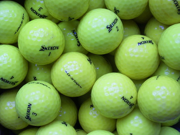 Srixon Q-Star Gelb Lakeballs - gebrauchte Q-Star Gelb Golfbälle AA/AAA-Qualität