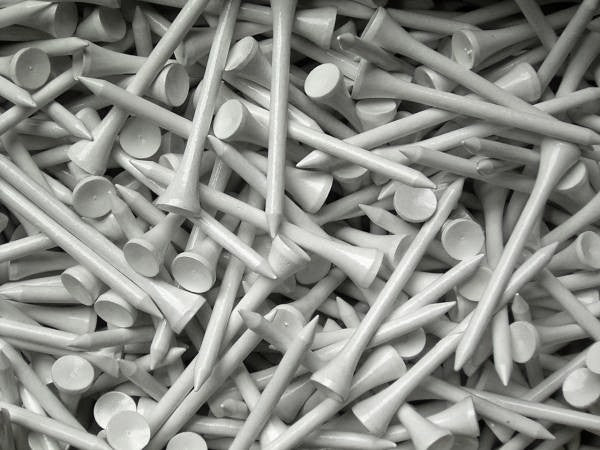 Golf Tees Weiss 2 3/4" (7,0 cm)