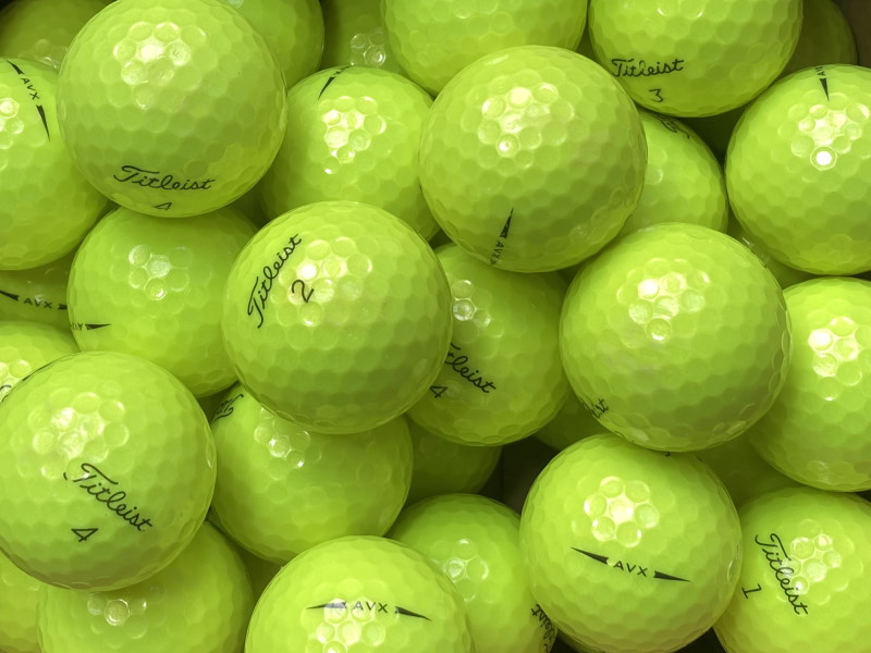 Titleist AVX Gelb Lakeballs - gebrauchte AVX Gelb Golfbälle AA/AAA-Qualität