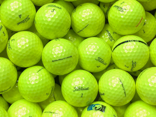 Titleist Pro V1 Gelb Lakeballs - gebrauchte Pro V1 Gelb Golfbälle AAAA-Qualität