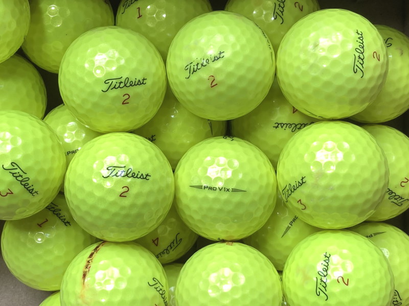 Titleist Pro V1x Gelb Lakeballs - gebrauchte Pro V1x Gelb Golfbälle AA/AAA-Qualität