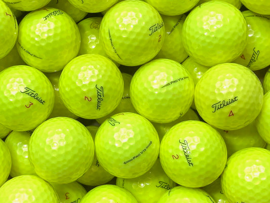 Titleist Pro V1x Gelb Lakeballs - gebrauchte Pro V1x Gelb Golfbälle AAAA-Qualität