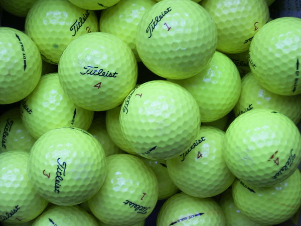 Titleist SoLo Gelb Lakeballs - gebrauchte SoLo Gelb Golfbälle AA/AAA-Qualität