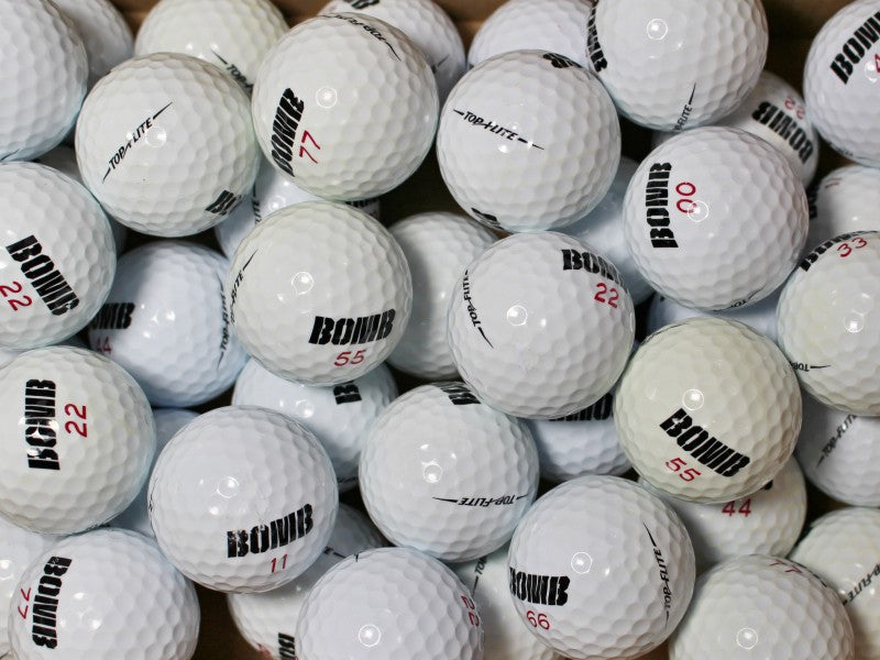 Top-Flite Bomb Lakeballs - gebrauchte Bomb Golfbälle AA/AAA-Qualität