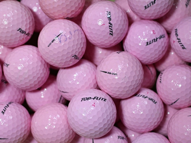 Top-Flite D2 Diva Pink Lakeballs - gebrauchte D2 Diva Pink Golfbälle AA/AAA-Qualität