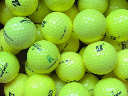 Bridgestone Extra Soft Gelb Lakeballs - gebrauchte Extra Soft Gelb Golfbälle AA-AAA-Qualität
