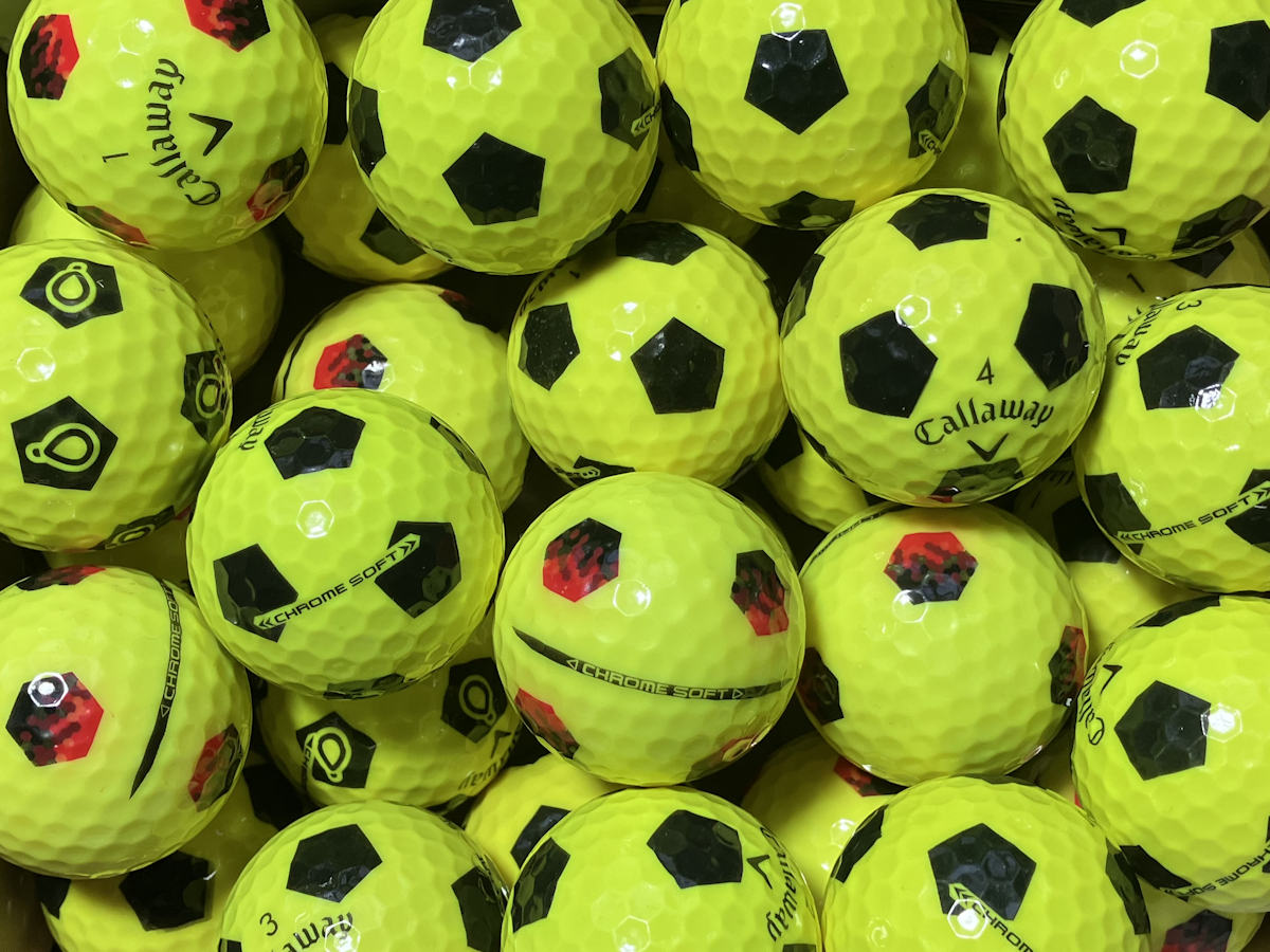 Callaway Chrome Soft Truvis Gelb Lakeballs - gebrauchte Chrome Soft Truvis Gelb Golfbälle AAAA-Qualität