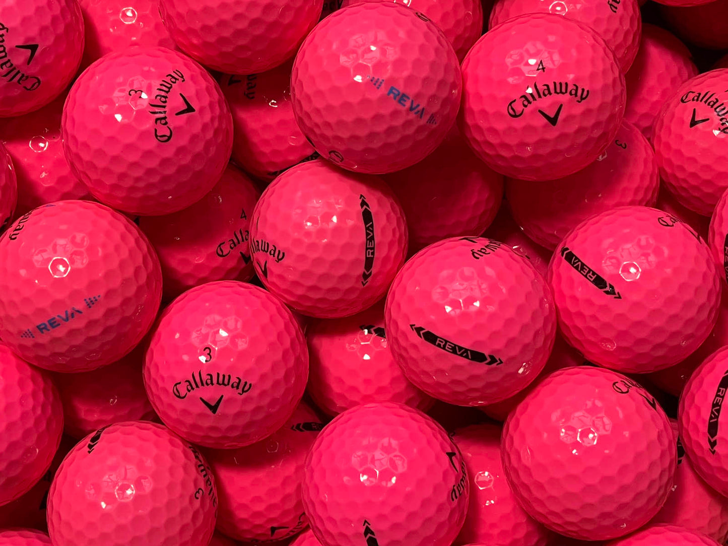 Callaway REVA Pink Lakeballs - gebrauchte REVA Pink Golfbälle AAAA-Qualität