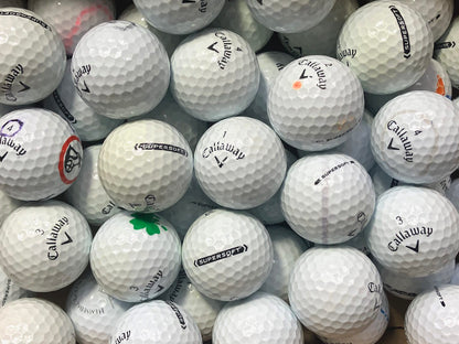 Callaway Supersoft Lakeballs - gebrauchte Supersoft Golfbälle AA/AAA-Qualität