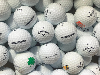 Callaway Supersoft Lakeballs - gebrauchte Supersoft Golfbälle AAAA-Qualität