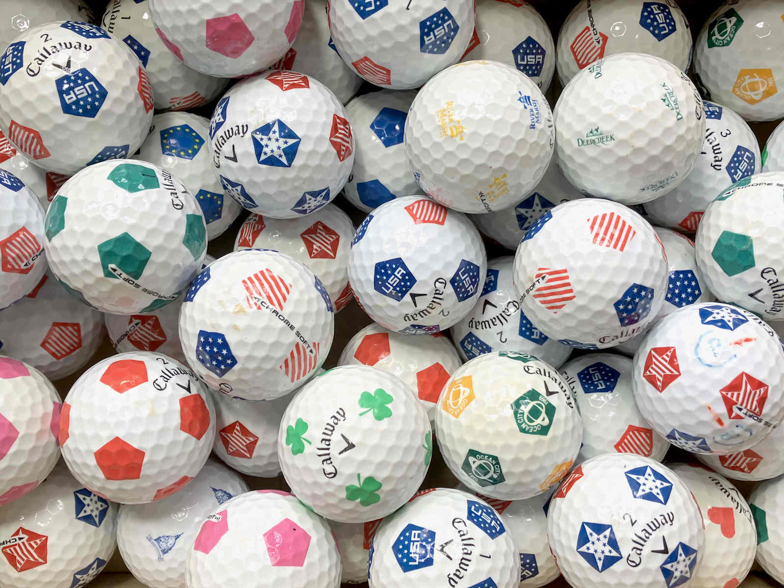 Callaway-Truvis-diverse-AA-AAA-Lakeballs-Golfbaelle