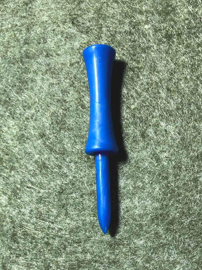 Plastik Castle Golf Tees Blau 6,8 cm Einzelansicht