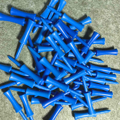 Plastik Castle Golf Tees Blau 6,8 cm