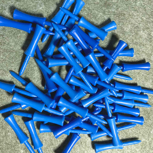 Plastik Castle Golf Tees Blau 6,8 cm