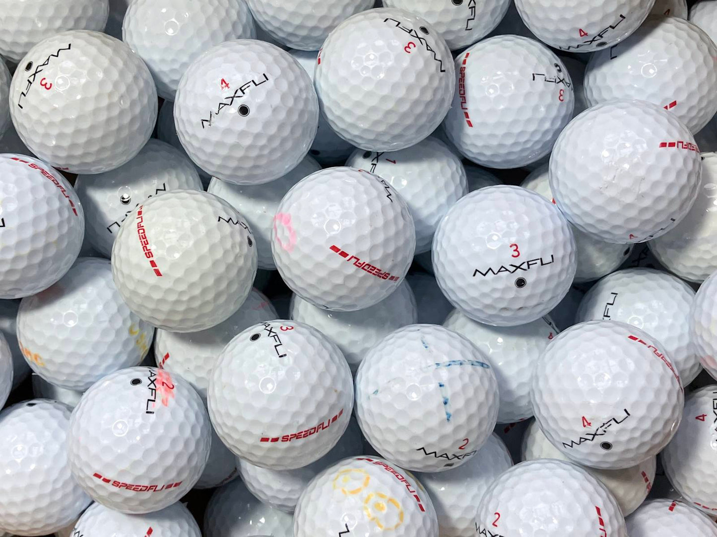 Maxfli SpeedFli Lakeballs - gebrauchte SpeedFli Golfbälle AA/AAA-Qualität