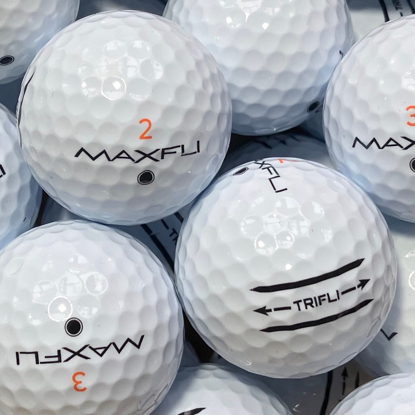 Maxfli TriFli Lakeballs - gebrauchte TriFli Golfbälle Galerie