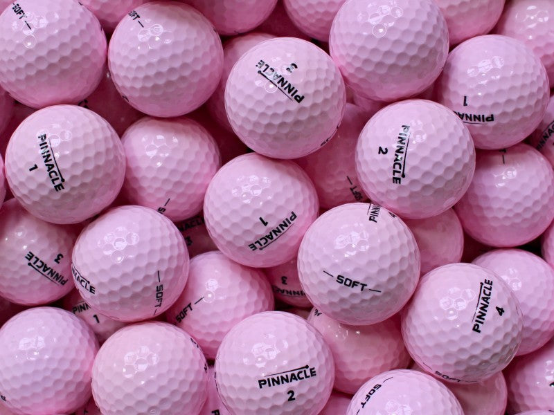 Pinnacle Soft Pink Lakeballs - gebrauchte Soft Pink Golfbälle AAAA-Qualität