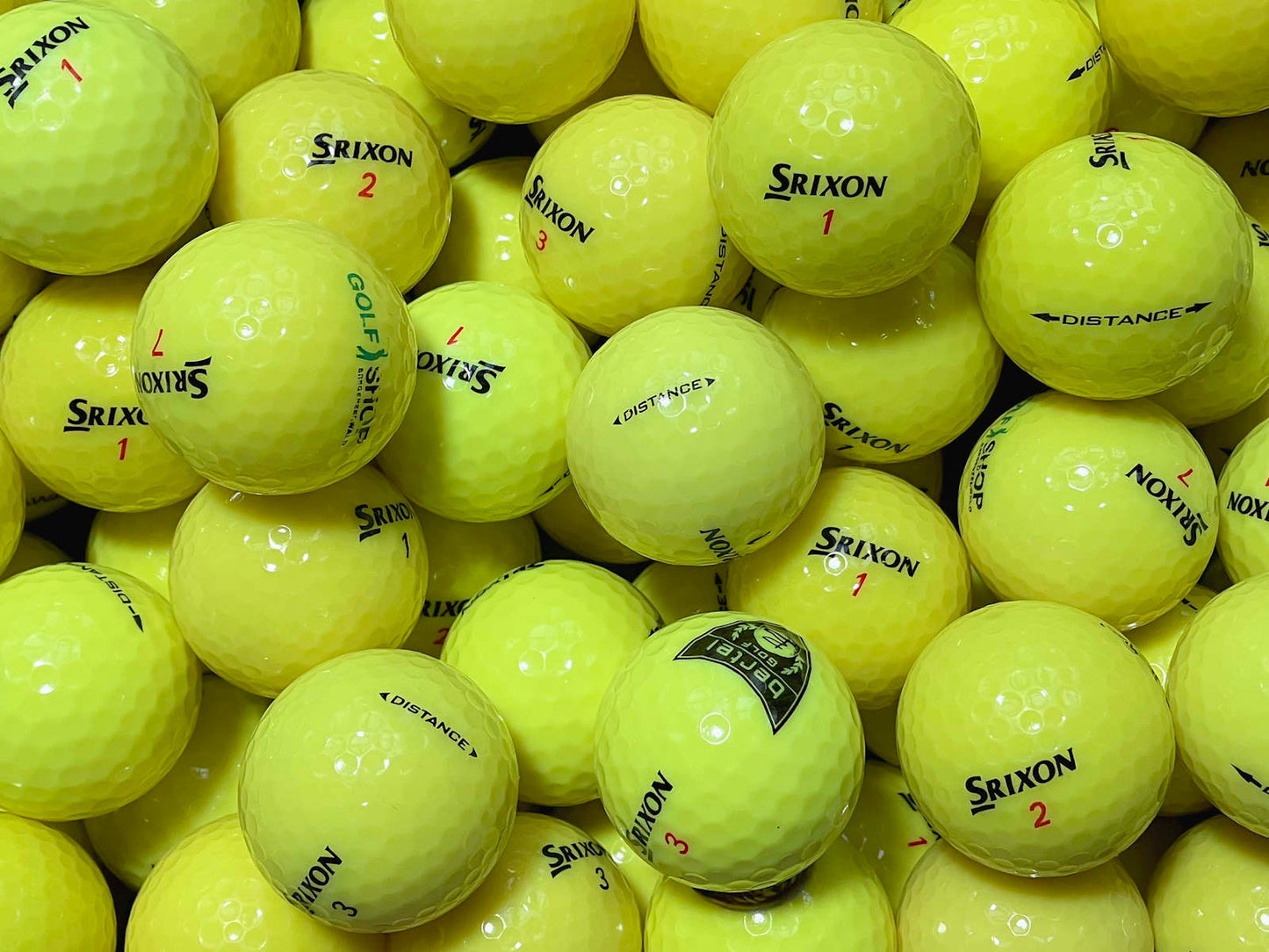 Srixon-Distance-Gelb AAAA-Lakeballs-Golfbaelle
