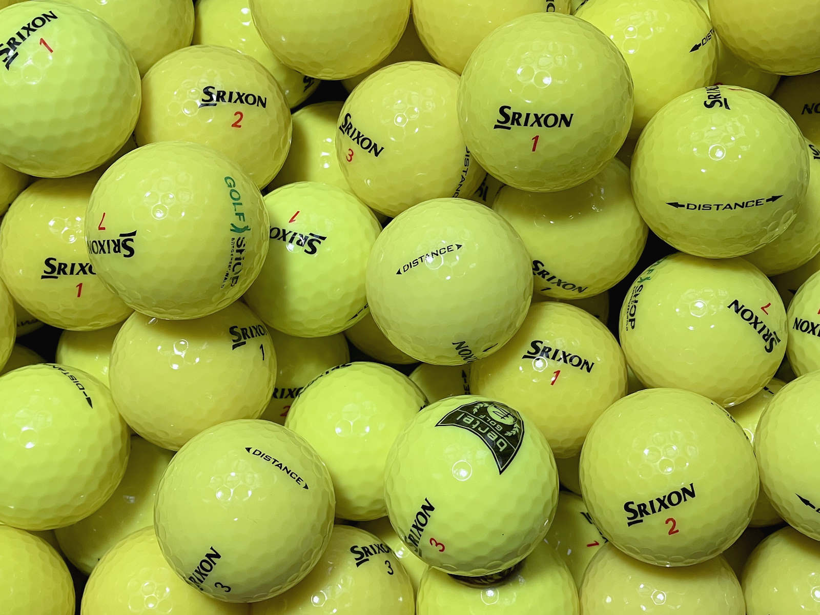 Srixon-Distance-Gelb AAAA-Lakeballs-Golfbaelle