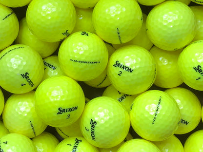 Srixon Q-Star Tour Gelb Lakeballs - gebrauchte Q-Star Tour Gelb Golfbälle AAAA-Qualität