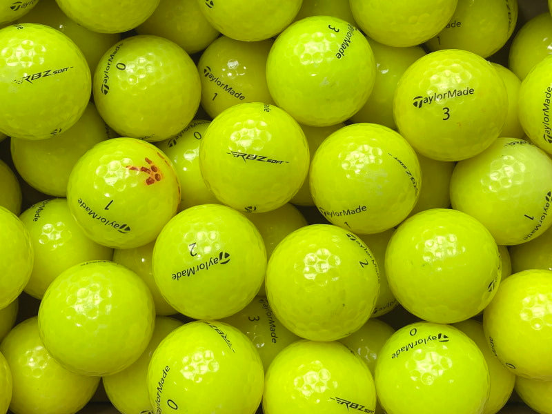 TaylorMade RBZ Soft Gelb Lakeballs - gebrauchte RBZ Soft Gelb Golfbälle AA/AAA-Qualität