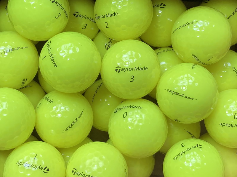 TaylorMade RBZ Soft Gelb Lakeballs - gebrauchte RBZ Soft Gelb Golfbälle AAAA-Qualität
