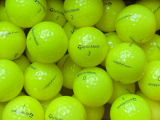 TaylorMade RBZ Soft Gelb Lakeballs - gebrauchte RBZ Soft Gelb Golfbälle AAAA-Qualität