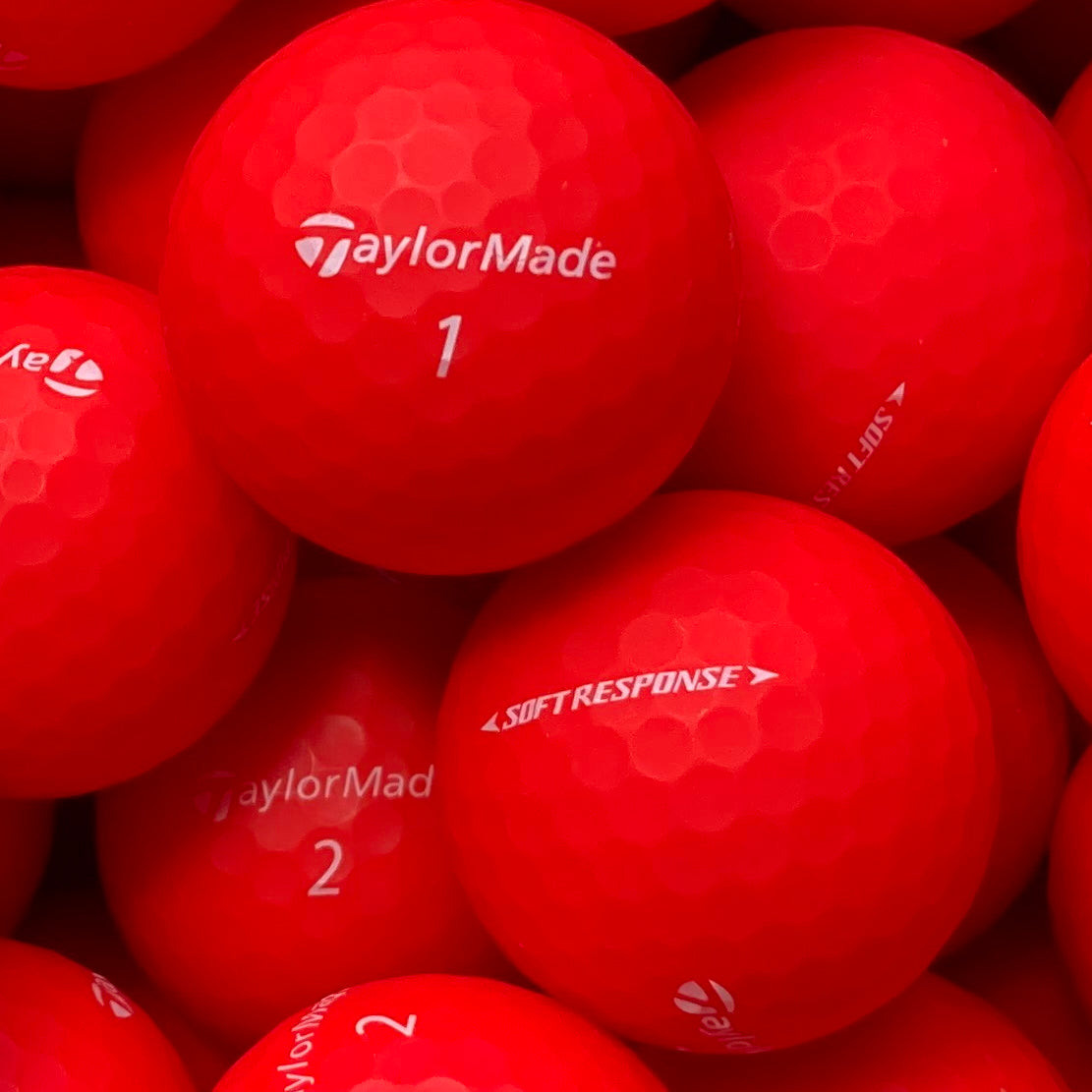 TaylorMade Soft Response Matt Rot Lakeballs