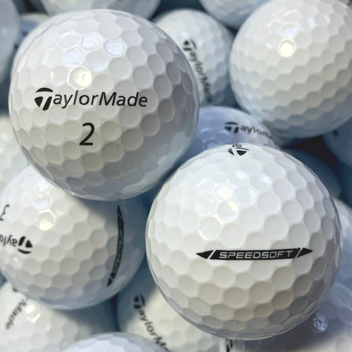 TaylorMade Speedsoft Lakeballs - gebrauchte Speedsoft Golfbälle Galerie